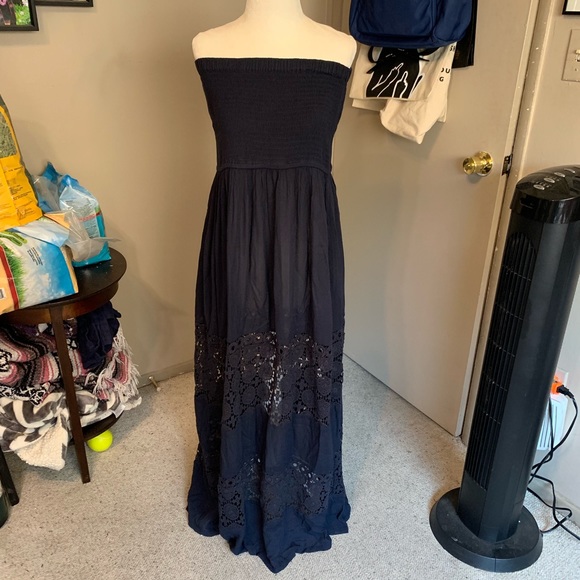 smocked cover up dress